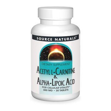Acetyl L-Carnitine & Alpha-Lipoic Acid 650 mg - 30 tabs 2023-10-6608 фото