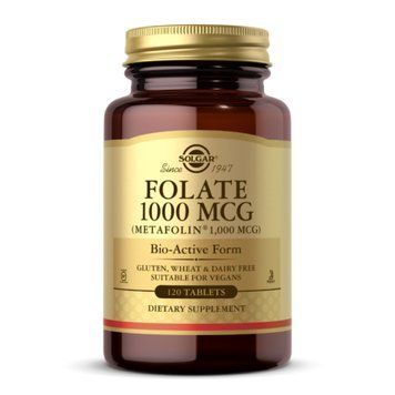 Folate 1000 mcg (as Metafolin) - 120 tabs 2023-10-4152 фото