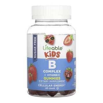 B Complex + Vitamin C Kids Sugar Free - 60 gummies 2023-10-7293 фото