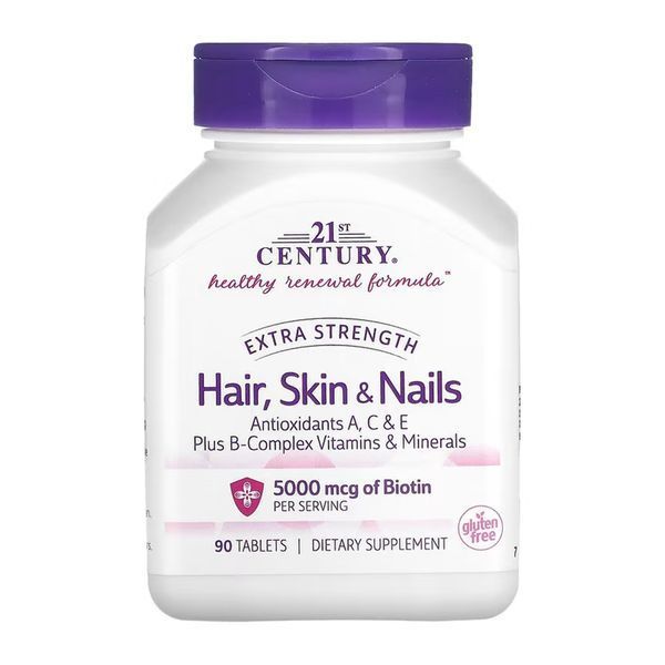 Hair, Skin & Nails Extra Strength - 90 tabs 100-92-4558604-20 фото