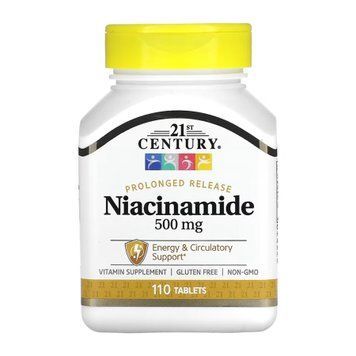 Niacinamide 500 mg - 110 tabs 2023-10-7100 фото