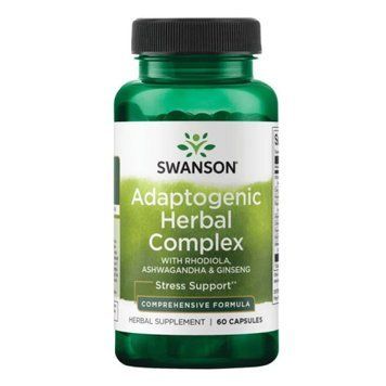 Adaptogenic Herbal Complex (Rhodiola Ashwagandha Ginseng) - 60caps 100-43-2350147-20 фото